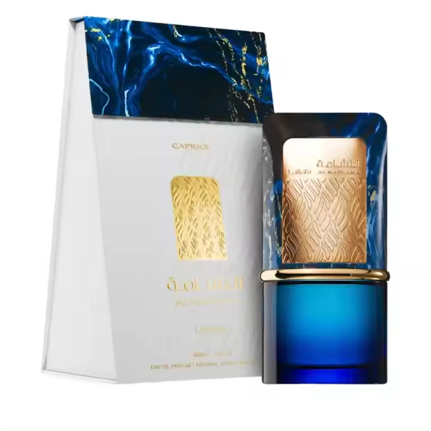 Perfume Al Nashama Caprice 100ml de Lattafa | Eau de Parfum Unisex  | Fragancia Árabe con Notas de Cardamomo, Lavanda y Vetiver | Elegante, Duradera y Sofisticada para Día o Noche - 1