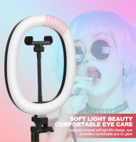 MZ-10 Luz de relleno en vivo plegable telescópica integrada de 10 pulgadas 3 modos de luz 10 niveles de brillo Anillo de luz LED regulable para fotografía de maquillaje YouTube Vlog TIK Tok Envió 24Horas - details 4