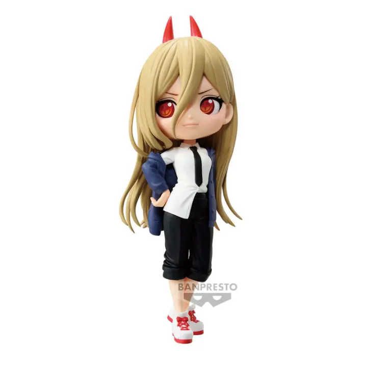 Figura Power Chainsaw Man Q posket 14cmFigura  Coleccionable - Idea de Regalo- Mercancia Oficial - Juguetes para Niños y Adultos - Movies Fans - Muñeco para Coleccionistas y Exposición - 1