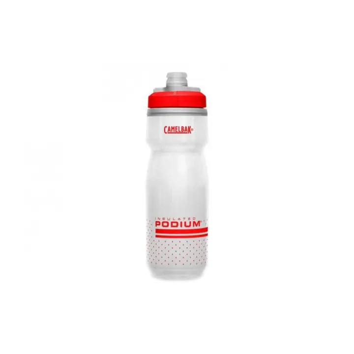 Camelbak Bidon Podium Chill Insulated 620ml Blanco/Rojo Camelbak Bidon Podium Chill 0.6L Blanco/Rojo Camelbak   de ciclismo para bicicleta - 1