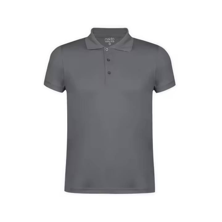 Polo Transpirable Pixelart! en Poliéster Reciclado RPET - Variedad de Colores y Tallas - Outlet - Gris - 1