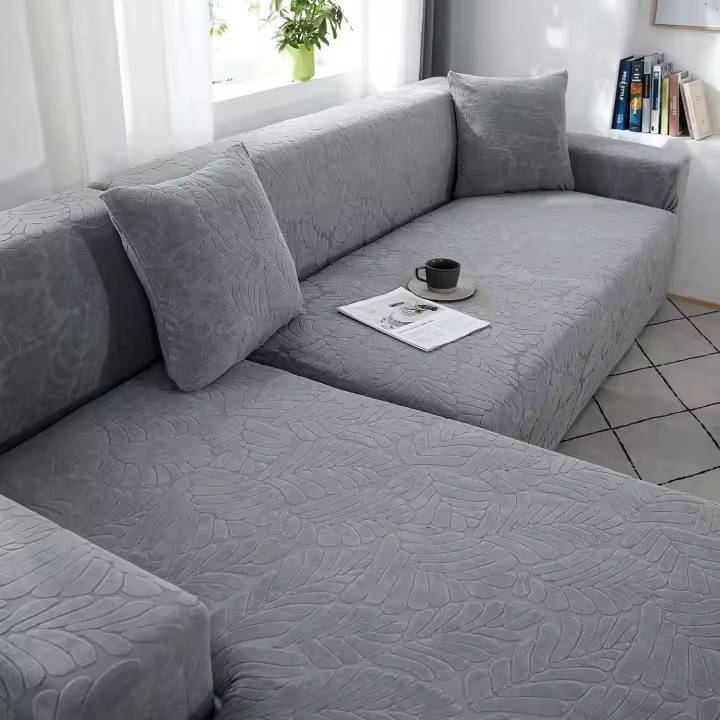 Fundas para Sofa Elastica 3/2/4/1 Plazas Funda De Sofa Chaise Longue L Cubierta De Sofá Ajustables Universales Cubre Sofa De Protector para Sofás Verano Mascotas Funda Sofa Gatos - 1
