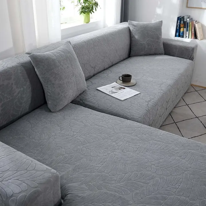 Fundas para Sofa Elastica 3/2/4/1 Plazas Funda De Sofa Chaise Longue L Cubierta De Sofá Ajustables Universales Cubre Sofa De Protector para Sofás Verano Mascotas Funda Sofa Gatos - 1