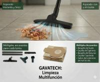 GAVATECH AJV20-20L – Aspirador de Seco y Mojado de 20 Litros, 1200W con Cuerpo de Chapa, Cable de 3m y Función de Soplado. - details 2