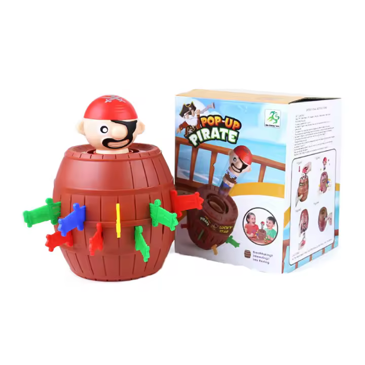 Juego de mesa pirata emergente - Juegos piratas para niños para la noche de juegos familiar - Actividades para niños y accesorios piratas - Juegos de mesa familiares para niños de 4 años en adelante - 1