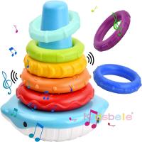 Juguete Educativo De Torre De Pila Pyramidation Para Niños Sensory Montessori Bloques De Construcción Suaves Para Bebés Y Niñas Edad Recomendada 13-36 Meses - details 3
