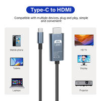Cable USB C a HDMI 4K@60Hz, 2M Cable USB Tipo C a HDMI  Compatible con Macbook Pro 2023 Air iPad Pro/Air, iPhone 15 Plus/Pro Max, Galaxy,Surface Pro (2M) - details 1
