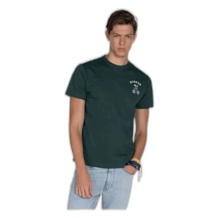 Camiseta de Manga Corta Harper & Neyer Arthur para hombre en color verde - 1