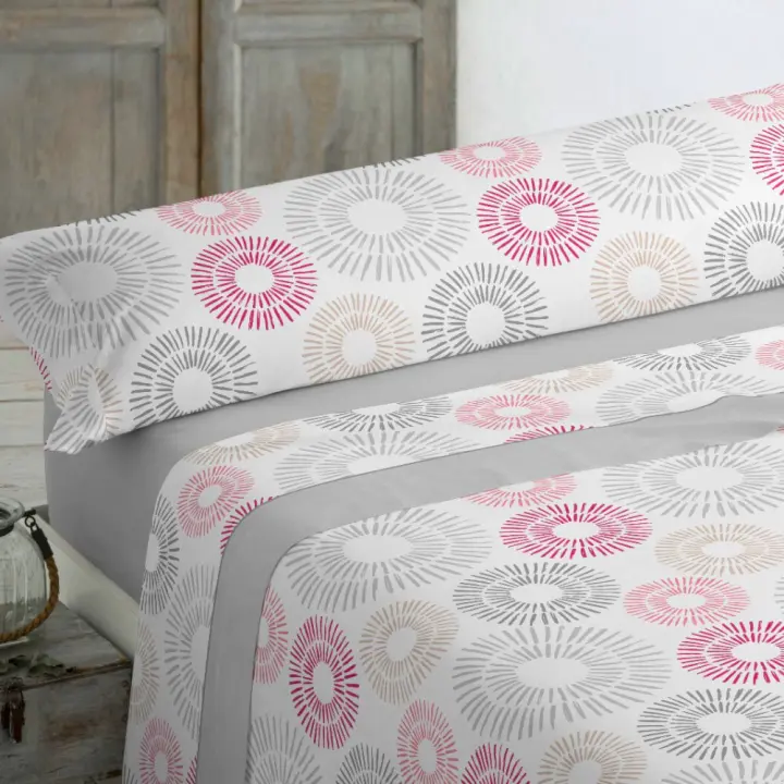 KYTZIAS - Juego de Sábanas Verano tacto Extrasuave. Juego de cama 3 Piezas Microfibra. Sábanas de Verano de colores. Ropa de cama lisa y suave. Estampados modernos para cama de 90, 105, 135 y 150 cm. - 1
