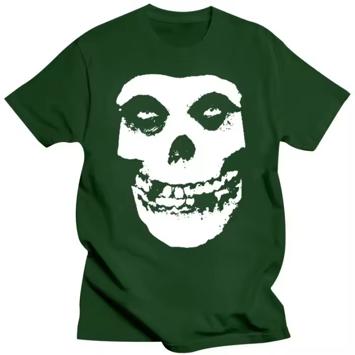 Camiseta De Algodón Para Hombre Nueva Marca Verano Con Mangas Cortas Estilo Casual MISFITS SHIRT Para Todas Las Estaciones - 1