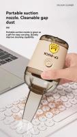 Aspiradora De Escritorio Potente Pato Amarillo Mini Aspiradora Portátil Para Niños Y Estudiantes Función De Succión De Limpieza - details 4