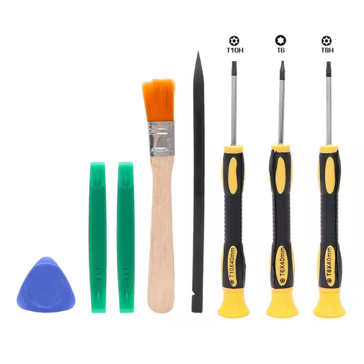 Kit De Herramientas De Reparación 8Pcs/set Destornillador Torx T8 T6 T10 H35 Para Xbox One Xbox 360 PS3 PS4 Multifuncional Con Mango - 1