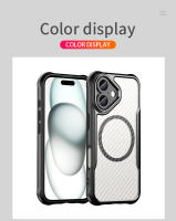 Funda magnética de fibra de carbono TPU + PC para iPhone 16 Pro Max Plus iPhone 16 Pro Max 5G, cubierta de teléfono con lente de aleación a prueba de Golpes - details 11
