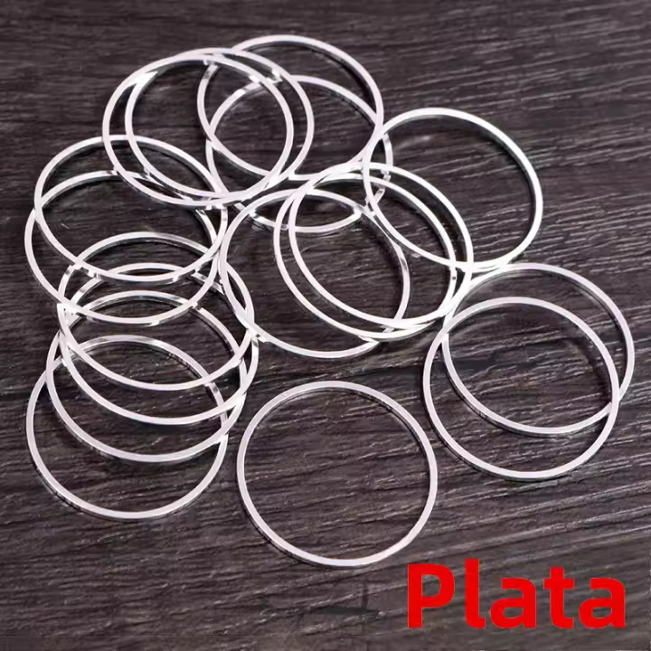 Anillos Cerrados De Latón Para Joyería DIY 8-40mm Alambre De Aretes Colgantes Y Conectores Accesorios Para Creación De Joyas - 1