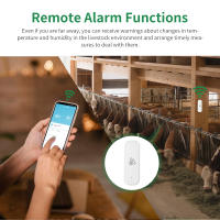 Sensor De Temperatura Y Humedad WIFI Compatible Con Alexa Smart Speaker Detector Externo Para Hogar Inteligente Tuya - details 4