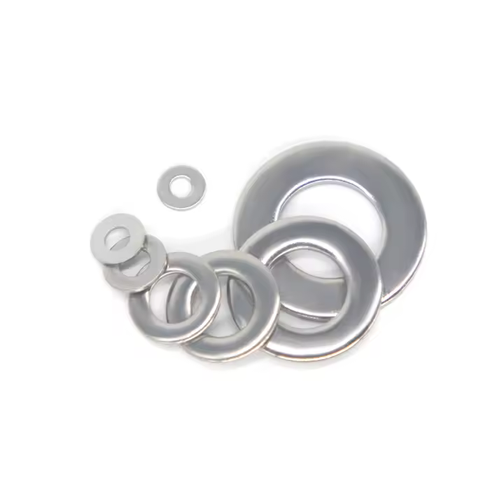Kit De 180 Piezas De Anillas Planas De Acero Inoxidable 304 Para Tornillos Y Tornillos M2 M2.5 M3 M4 M5 M6 M8 M10 Ajuste De Guía De Goma - 1