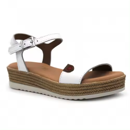 Sandalias plataforma blanca Oh My Sandals 5313 - 1