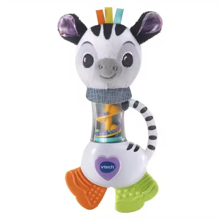 Sonajero de cebra bebé con sonidos y colores 80-567222 VTECH - 1