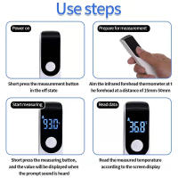 Termómetro De Temperatura Corporal Infrarrojo Para Adultos Y Bebés No Contacto LCD Médico Doméstico Sin Láser Medición De Temperatura Ocular - details 5