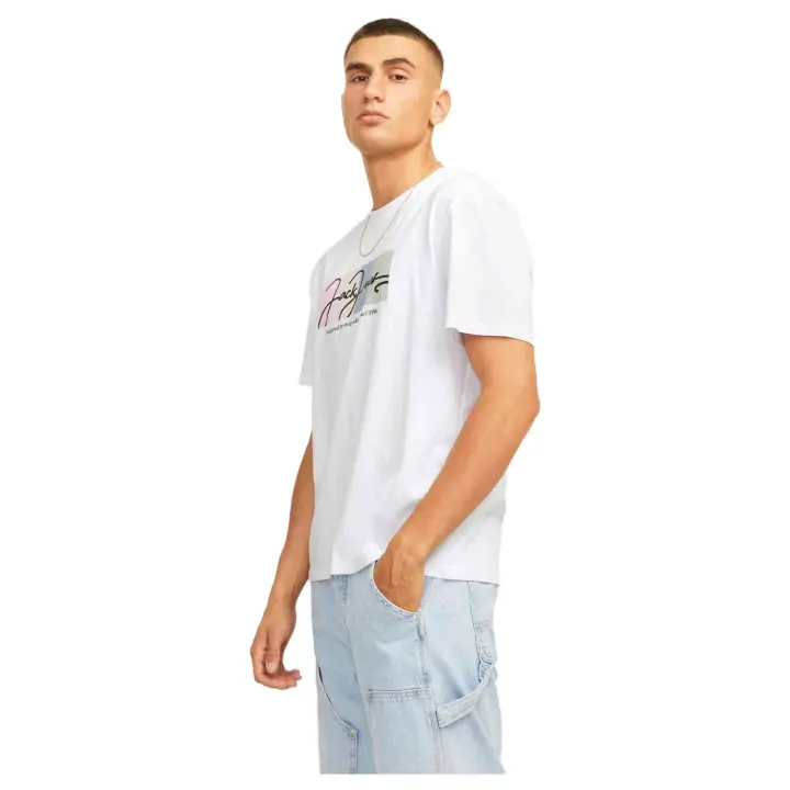 Camiseta de Manga Corta Jack&Jones  para hombre en color blanco - 1