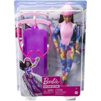 Barbie Trineo de Nieve Muñeca Morena Mattel HGM74 - details 3