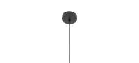 FABRILAMP - Colgante Angola 3xe27 Negro/blanco-yute Regx50x50cm - details 2