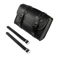 Bolsa De Sillín Para Motocicleta Honda CMX300 CMX500 Y Harley Sportster XL883 XL1200 Almacenamiento Lateral De Equipaje Y Herramientas Material De Cuero PU Y Hebilla De Libera Cierre Rápido - details 2