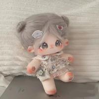Muñeca De Peluche Suave De 20cm Para Niñas Juguetes De Figura Personalizable Regalo De Cumpleaños Para Niñas Y Niños - details 13