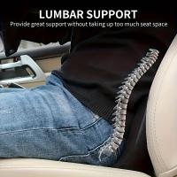 Cojín De Asiento De Coche Multifuncional 2 En 1 Soporte Lumbar Universal Masajeador Polipropileno Poliéster Transpirable Almohada De Soporte Para Conductor - details 5