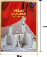 Buscodecor - Velas Decorativas Familia Unida, Blancas, 3 Figuras para Decorar tu Hogar, Hechas a Mano. Regalo Ideal. - details 1