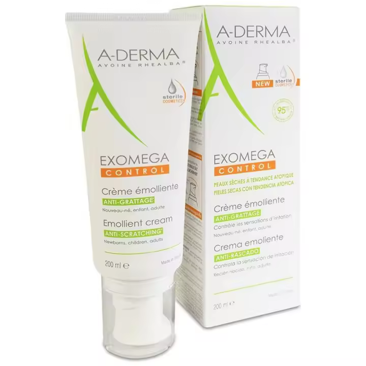 A-Derma Exomega Crema Emoliente Control, 200 Ml - 1