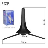 Trípode Portátil Para Trompeta Negro Accesorios De Instrumentos De Bronce Soporte Plegable Para Flauta Con Piernas Removibles Herramientas Musicales - details 6