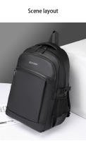 Mochila Unisex Ligera Para Viajes Y Tiempo Libre Capacidad Grande Estilo Casual Con Bolsillo Para Computadora Material Oxford - details 17