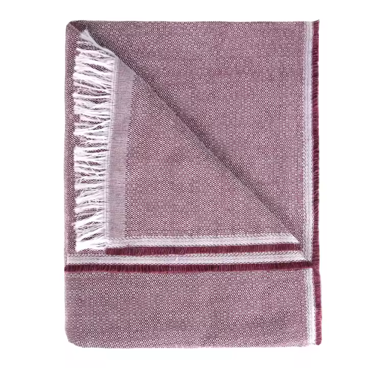 Colcha verano Plaid Multiusos 50% Algodón 50% Poliéster, Jarapas para Sofá, Liso y Rayas. Ideal para decorar Plaid Cama. Plaid Sofá, Manta Cubre Sofá Foulard Manta Sofá - 1