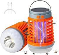 Lámpara Portátil LED Recargable Solar Con Repelente De Mosquitos Para Acampar Luz Exterior USB Para Pesca Hexenderismo Correr Trabajo Emergencias - details 0