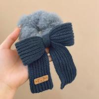 Cinta De Pelo Suave De Lana Para Niñas En Otoño E Invierno Accesorio Versátil Y Dulce Para Mujeres Cinta Elástica Para Cabello - details 4
