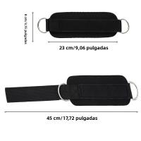 1/2/4Pcs Cinturones De Tornillo Para Piernas Y Glúteos De Entrenamiento De Gimnasio Soporte De Rodilla Ajustable Para Ejercicios De Pies - details 5