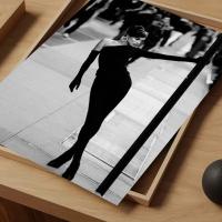 Póster De Fotografía Vintage En Blanco Y Negro Moderno Autoadhesivo Impermeable Para Decoración De Pared 1pc Accesorios De Hogar - details 1