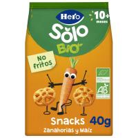 Hero Solo BIO Pack Snack de Zanahoria y Maíz 6 Bolsas x 40G - details 0