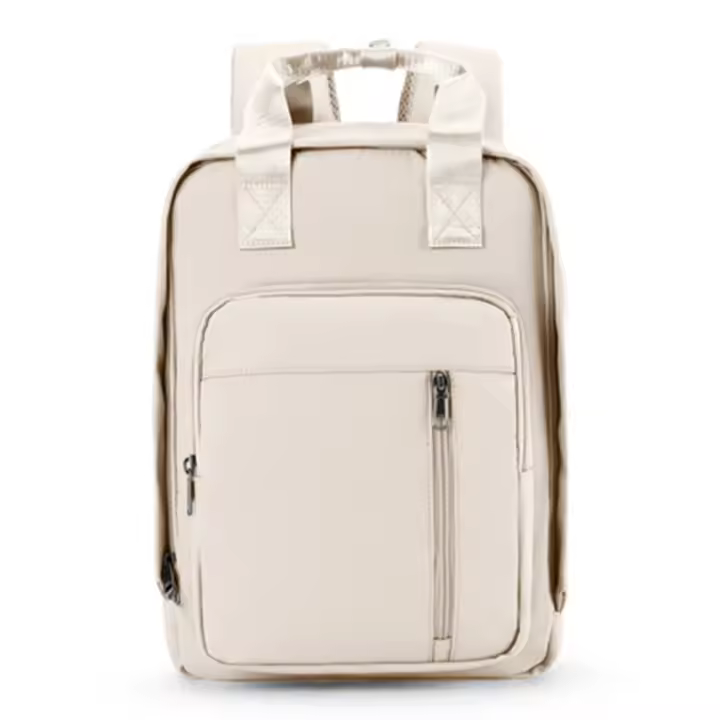 Mochila De Viaje Impermeable Y Ligera Para Mujer Con Carga USB Capacidad Grande Bolsa De Hombro Con Computadora Portátil Interfaz - 1
