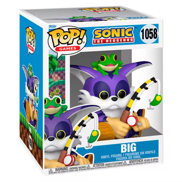 Figura Pop Super Sonic The Hedgehog Big-Figura de Vinilo Coleccionable - Idea de Regalo- Mercancia Oficial - Juguetes para Niños y Adultos - Movies Fans - Muñeco para Coleccionistas y Exposición - 1