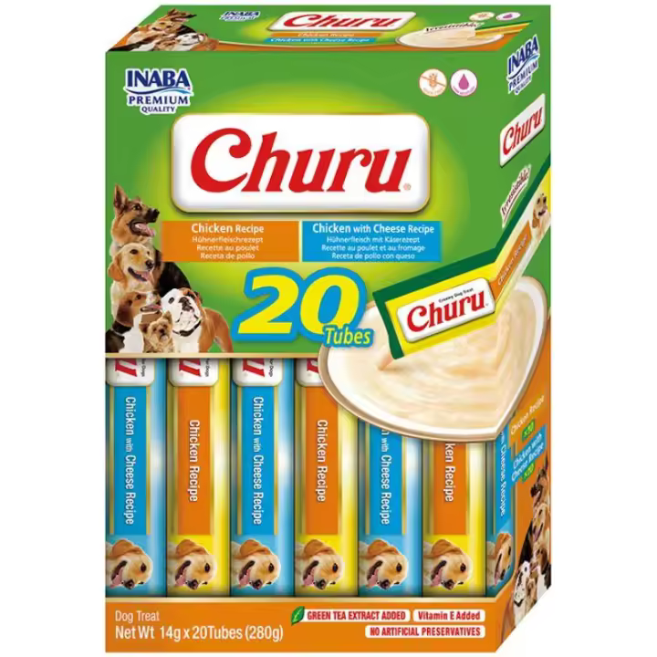 Inaba Churu Dog Variedades de Pollo Snacks para Perros (20 unidades x 14 gr) - 1