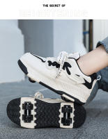 Nuevos Patines LED Para Niñas Cuatro Ruedas Invisible Zapatillas De Rodar Para Niños Y Niñas Algodón Transpirable Caña De Madera Material De Suela De Goma - details 17