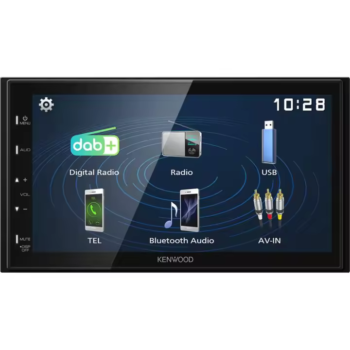 Kenwood Electronics DMX129DAB receptor multimedia para coche Negro 64 W Bluetooth - 1