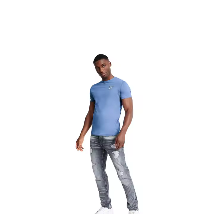 ELEVEN DEGREES Camiseta Hombre 11D215-1156 Azul. - 1