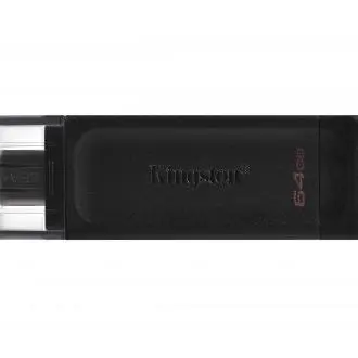 Kingston Technology DataTraveler 70 unidad flash USB 64 GB USB Tipo C 3.2 Gen 1 (3.1 Gen 1) Negro - 1