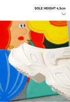 Sandalias Altas Y Cómodas De Verano Para Hombres Plataforma Suela Elevada Antideslizante Impermeable Para Mujeres Clogs Zapatos De Exterior EVA Tallas Reales Estilo Moda - details 6