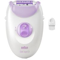 Braun Silk·épil 3 3-000 – Depiladora eléctrica con 20 pinzas, luz Smartlight, cabezal de masaje, 2 velocidades, elimina vello corto desde la raíz, piel suave hasta 4 semanas, diseño ergonómico, uso con cable - details 1
