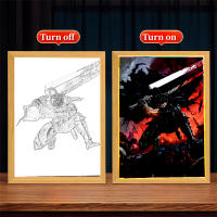 Marco De Fotos Anime Luz De Pintura Berserk Behelit Griffith Figuras De Acción Lámpara Lunar LED Luz Nocturna Para Decoración De Dormitorio Regalos De Cumpleaños - details 8
