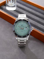 Reloj De Pulsera Para Hombre En Acero Inoxidable Calendario Estilo Business Moda Deportiva Regalo Para Fiestas Movimiento Cuarzo - details 18